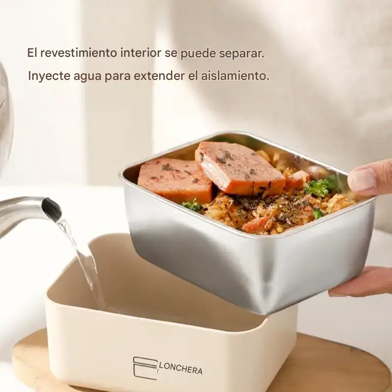 LUCH BOX X3 LONCHERAS CUADRADA + MALETA ISOTÉRMICA ¡GRATIS!