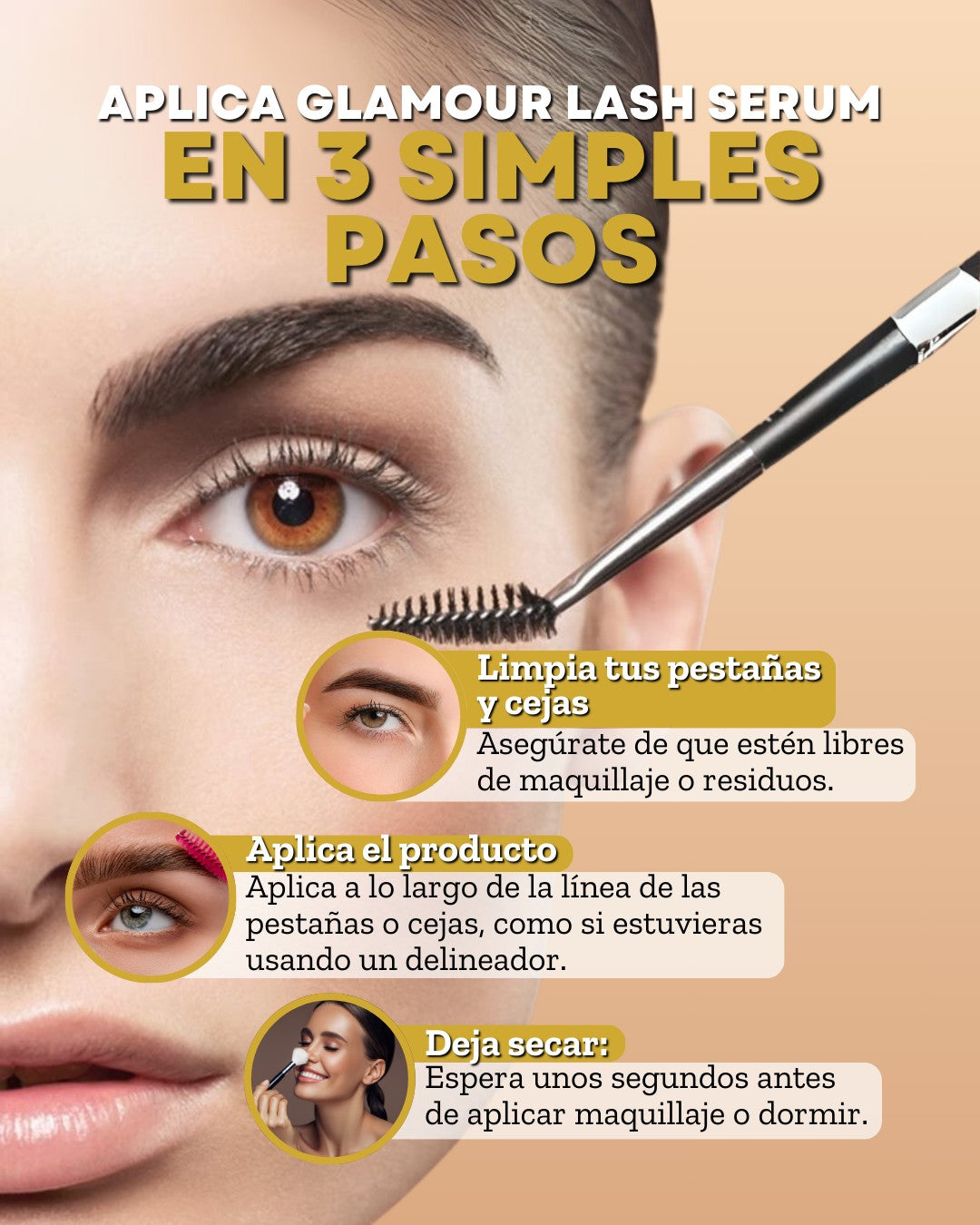 GLAMOUR LASH SERUM®:¡PAGA 2, LLÉVATE 3! MÁS PRODUCTO, MÁS RESULTADOS
