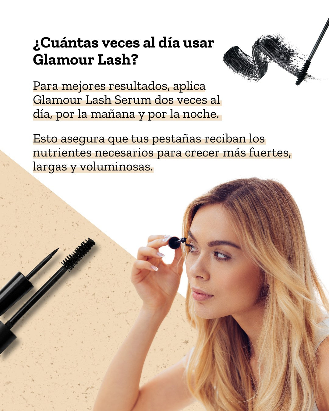 GLAMOUR LASH SERUM®:¡PAGA 2, LLÉVATE 3! MÁS PRODUCTO, MÁS RESULTADOS