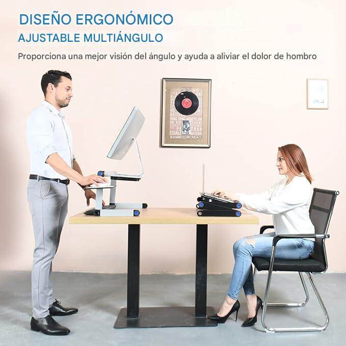 ERGOFLEX PRO®: ESCRITORIO AJUSTABLE 360° + BASE PARA MOUSE Y ENVÍO ¡GRATIS!