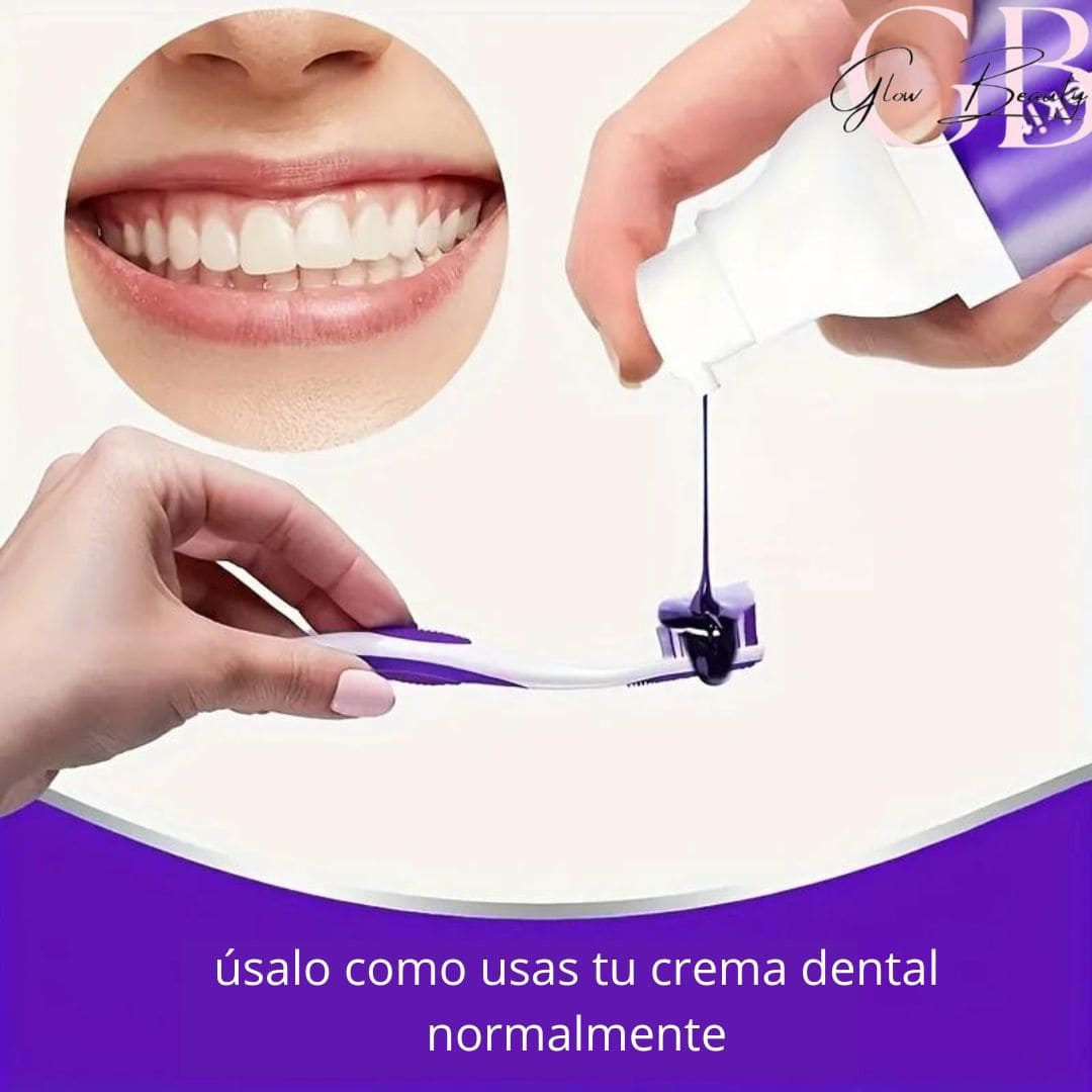 CREMA MORADA BLANQUEADORA V-34®️ | DESCUBRE TU VERDADERA SONRISA