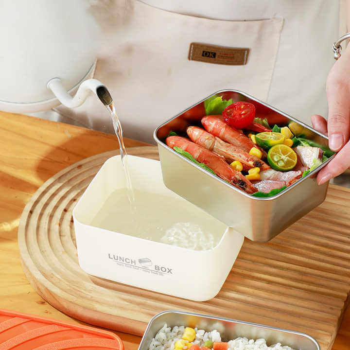 LUCH BOX X3 LONCHERAS CUADRADA + MALETA ISOTÉRMICA ¡GRATIS!