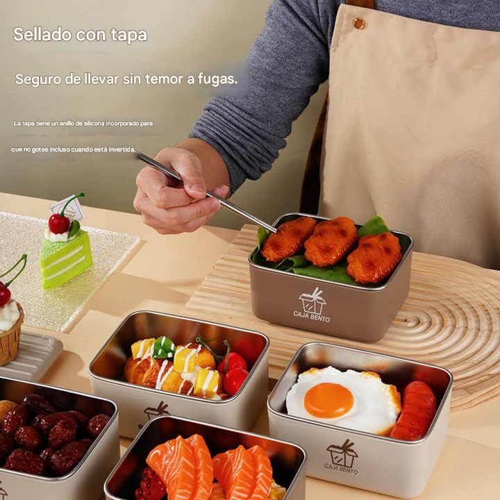 LUCH BOX X3 LONCHERAS CUADRADA + MALETA ISOTÉRMICA ¡GRATIS!