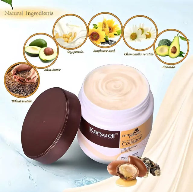🎁¡Doble cuidado para tu cabello! Mascarilla Karseell 500ML + ¡Aceite Karseell 60ML GRATIS! 💆♀️