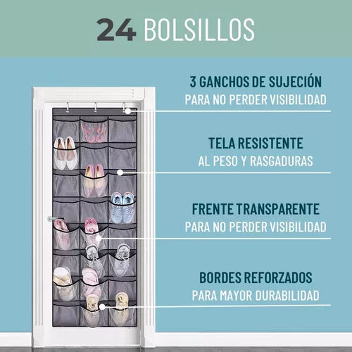 RACKPRO®: ORGANIZADOR DE GORRAS X24 + GANCHOS MULTIUSO ¡GRATIS!