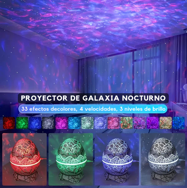 DINO PROYECTOR 360° 4K PREMIUM + SONIDOS RELAJANTES + CONTROL REMOTO ¡GRATIS!