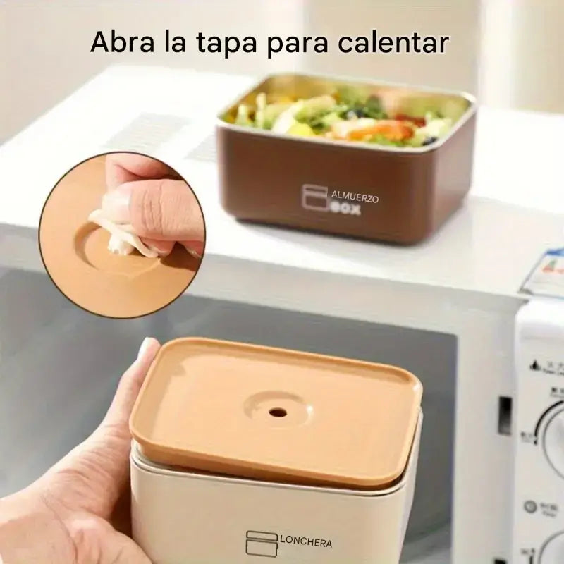 LUCH BOX X3 LONCHERAS CUADRADA + MALETA ISOTÉRMICA ¡GRATIS!