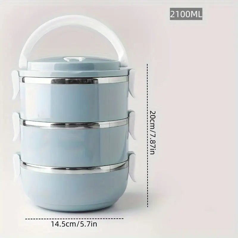 PACK PREMIUM APILABLE x3: 3 Porta Comidas Térmicos | Mantén tu Comida Caliente y Fresca + Envío Gratis