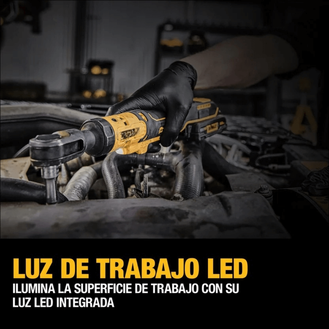 LLAVE TRINQUETE INALAMBRICA 21V + ALTA POTENCIA INDUSTRIAL 220n.M DE FUERZA