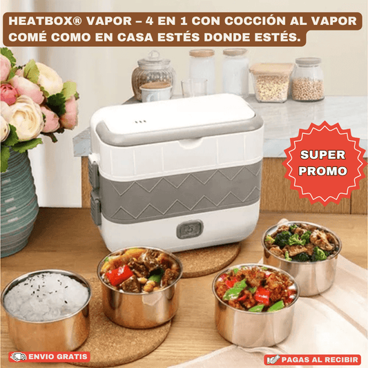HEATBOX® X4 VAPOR – La forma inteligente y sana de comer bien, ¡ donde sea !