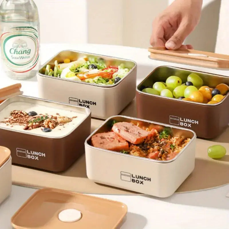 LUCH BOX X3 LONCHERAS CUADRADA + MALETA ISOTÉRMICA ¡GRATIS!