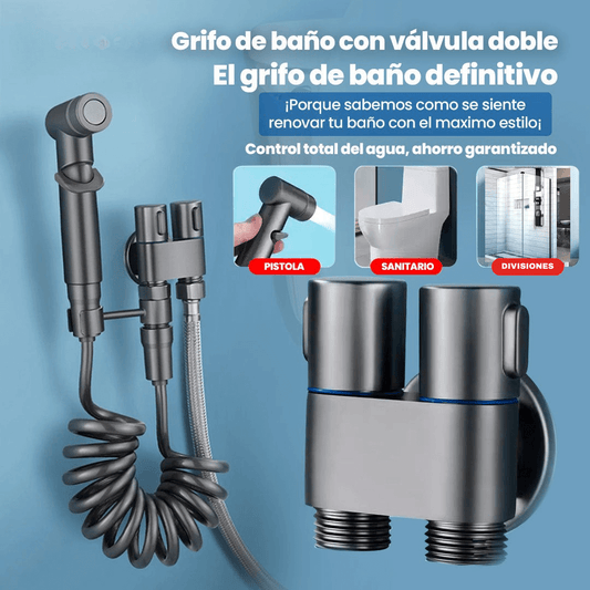 HYDROTWIN: LAVA TODO TU BAÑO FÁCIL Y RÁPIDO: INODORO, PAREDES, PISOS, DIVISIONES Y MÁS