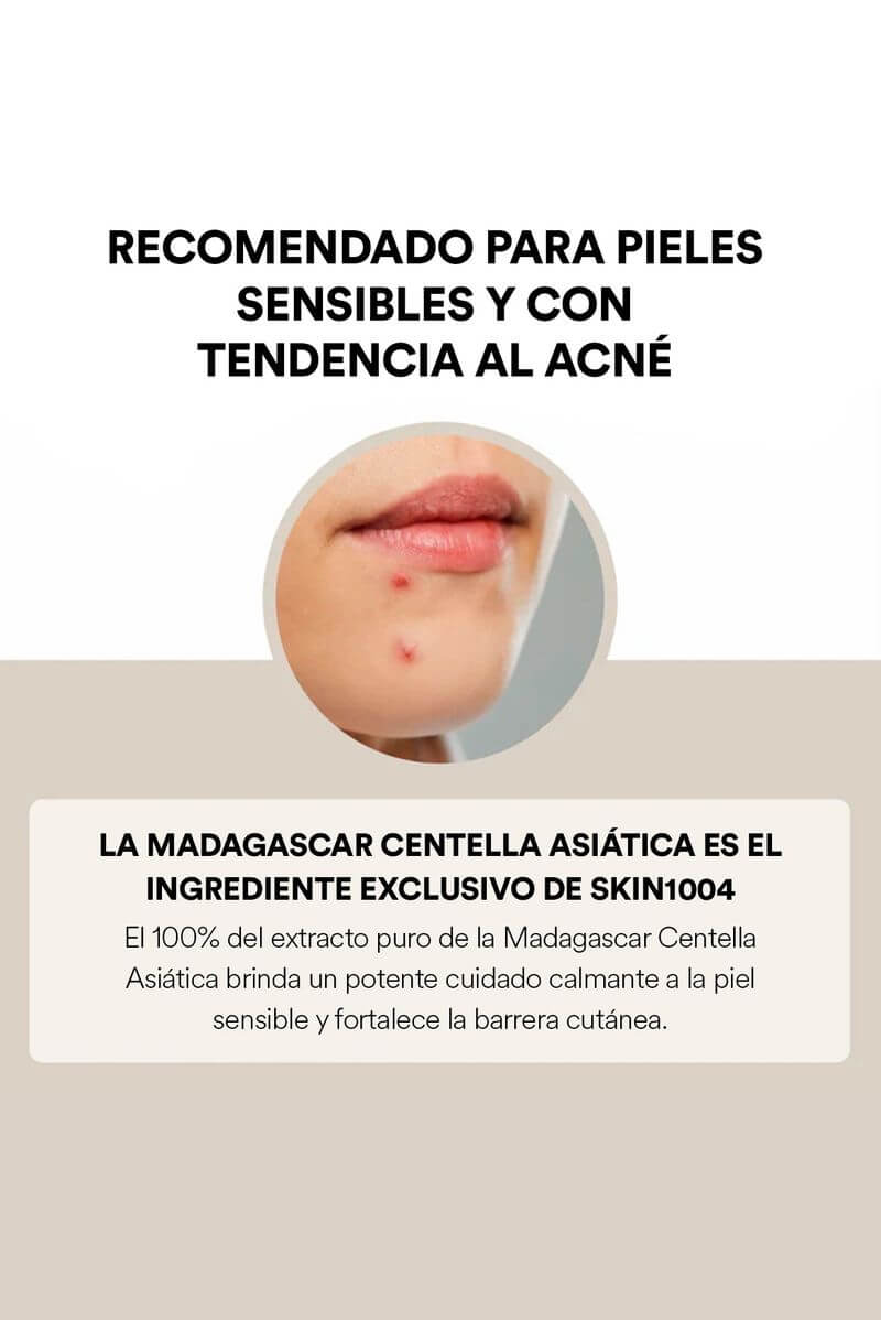 SKIN1004 CENTELLA AMPOULE  100 ML – PIEL  SENSIBLE CON BROTES, ROSÁCEA, ACNÉ O DESHIDRATACIÓN