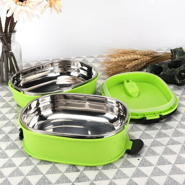 SET X2 | PORTACOMIDAS TÉRMICOS DE ACERO: COMIDA CALIENTE & FRESCA DONDE VAYAS!