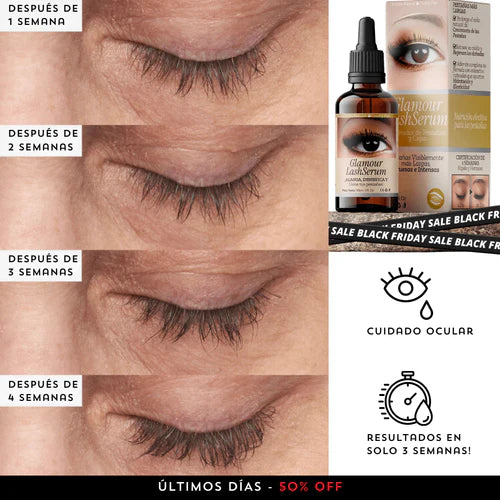 GLAMOUR LASH SERUM®:¡PAGA 2, LLÉVATE 3! MÁS PRODUCTO, MÁS RESULTADOS
