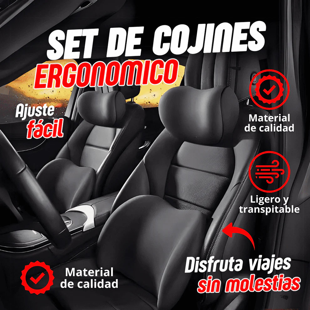 SET ERGONÓMICO PREMIUM VISCOELÁSTICO 2 EN 1
