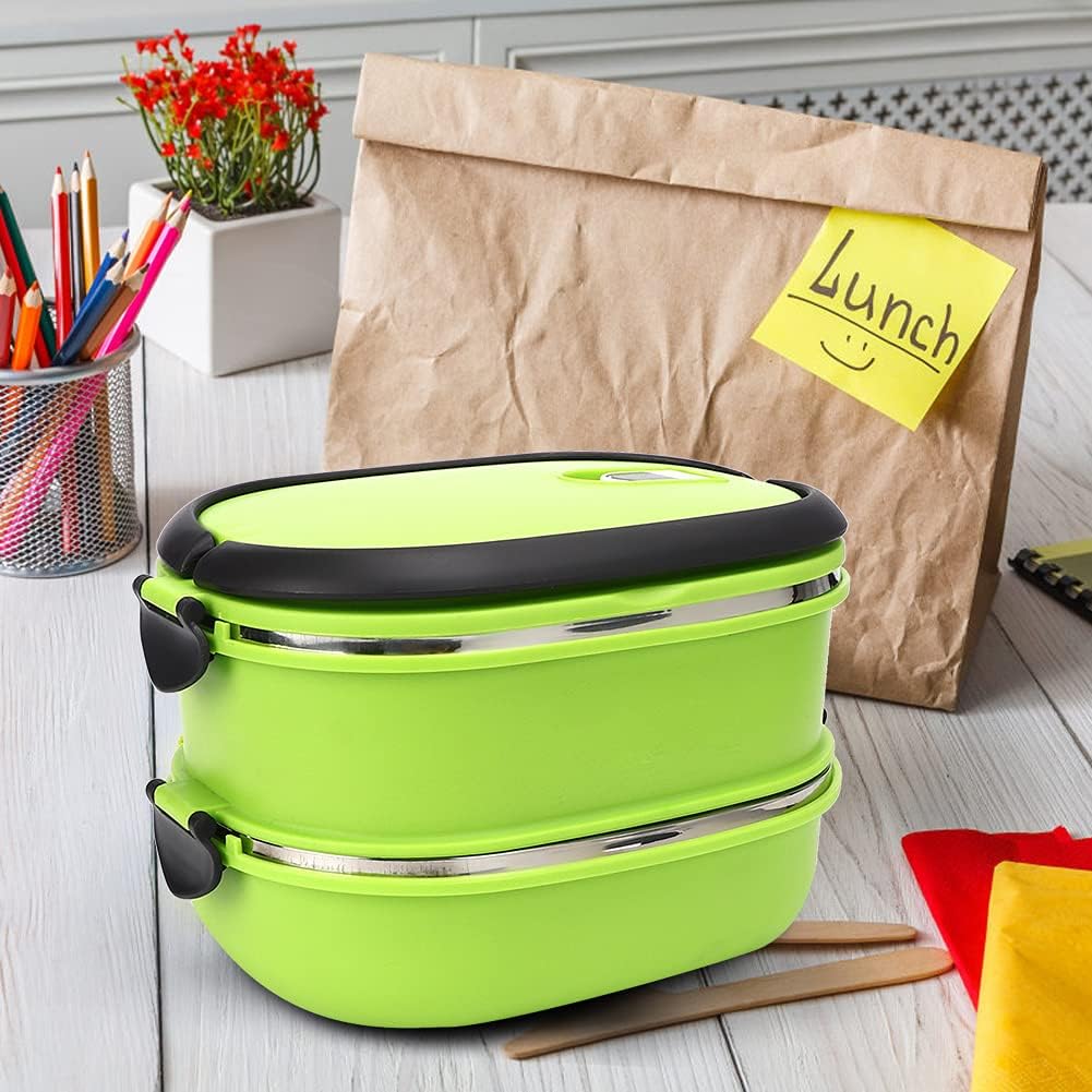 SET X2 | PORTACOMIDAS TÉRMICOS DE ACERO: COMIDA CALIENTE & FRESCA DONDE VAYAS!