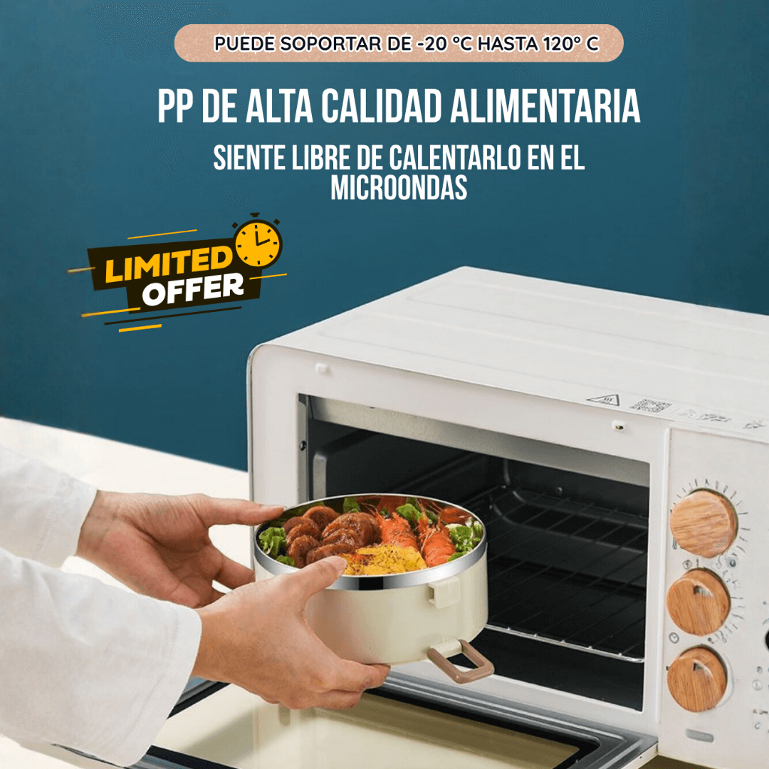 LUCKYBOX®: x3 LONCHERAS + MALETA ISOTÉRMICA Y KIT TORTILLERO-CUBIERTOS ¡GRATIS!