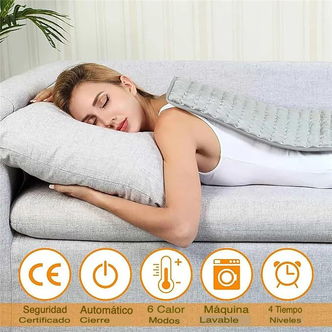 RELAX THERAPY® ALMOHADILLA TÉRMICA MASAJEADORA PARA CONFORT Y BIENESTAR CORPORAL 🔥