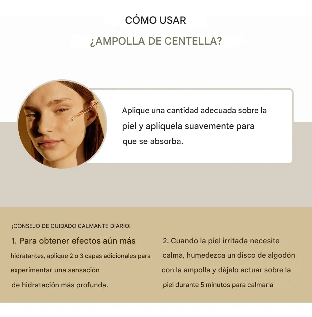 SKIN1004 CENTELLA AMPOULE  100 ML – PIEL  SENSIBLE CON BROTES, ROSÁCEA, ACNÉ O DESHIDRATACIÓN