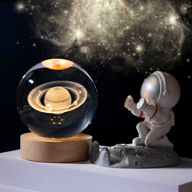 LunaNova: Lámpara Lunar 3D Flotante – Xpria
