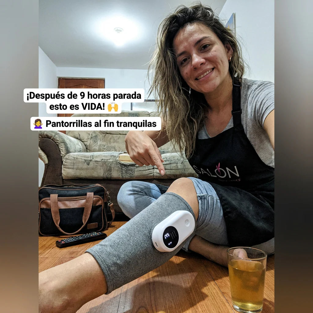 ALIVIOMAX | MASAJEADOR DE AIRE Y CALOR PARA PIERNAS CANSADAS Y PESADAS