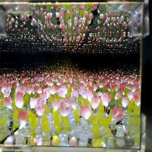 Tulip_Mirage® - Luz de Tulipán: Espejo Infinito Nocturno