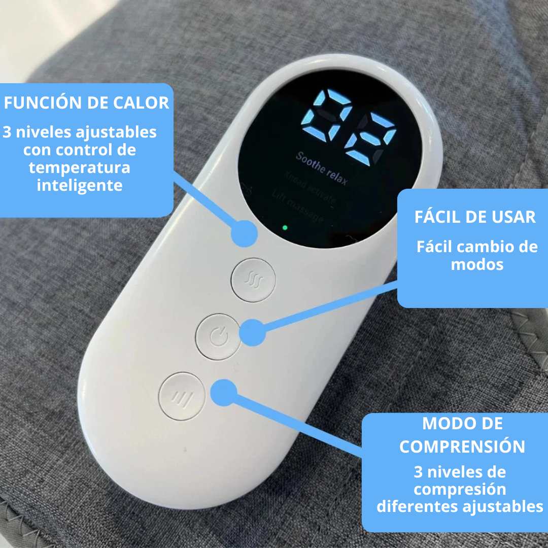 ALIVIOMAX – PIERNAS LIVIANAS Y SIN MOLESTIAS EN MINUTOS CON TERAPIA DE AIRE Y CALOR