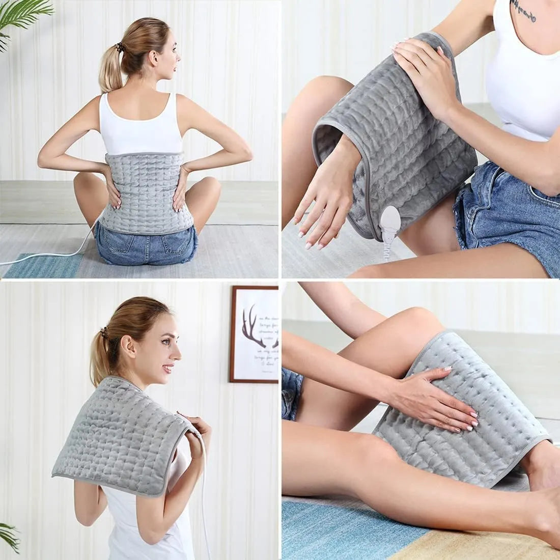 RELAX THERAPY® ALMOHADILLA TÉRMICA MASAJEADORA PARA CONFORT Y BIENESTAR CORPORAL 🔥